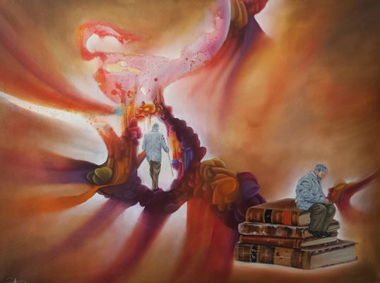 Irreale Realitäten, 90 x 70 cm, Öl auf Leinwand, 2016