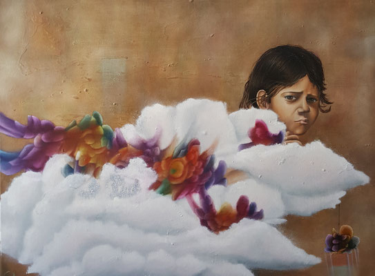 Traumträger, 70 x 100 cm, Öl auf Leinwand, 2016