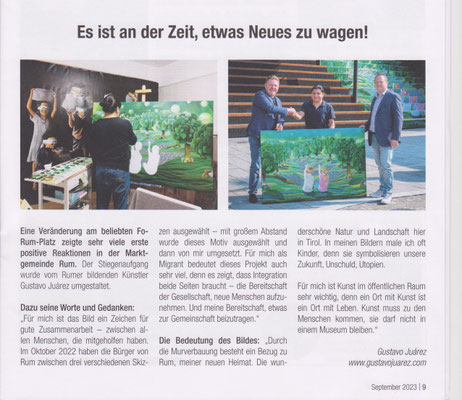 Gemeindezeitung Rum, August 2023