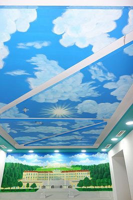 Wandbild, Café Damla, Bahnhof Meidling